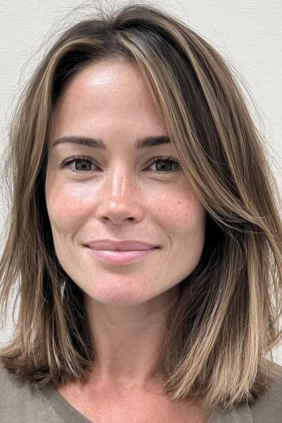 46 Idées De Coiffures Cheveux Raides Mi-Longs