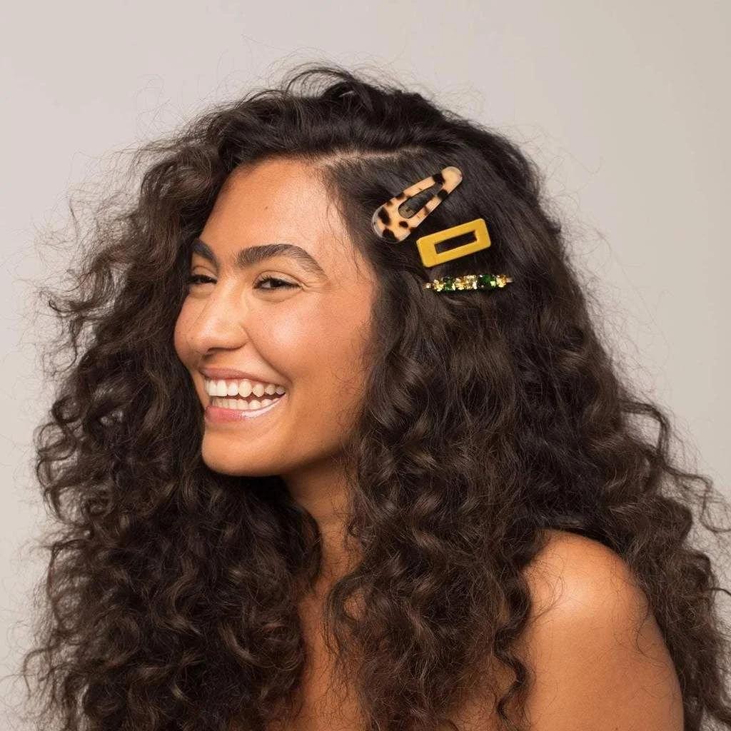 Accessoires cheveux bouclés longs