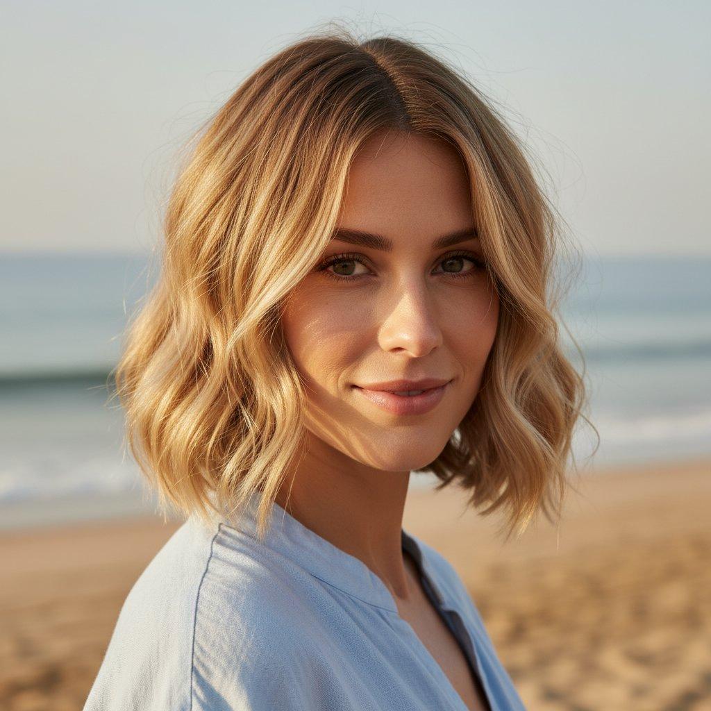 Carré wavy beach waves naturel