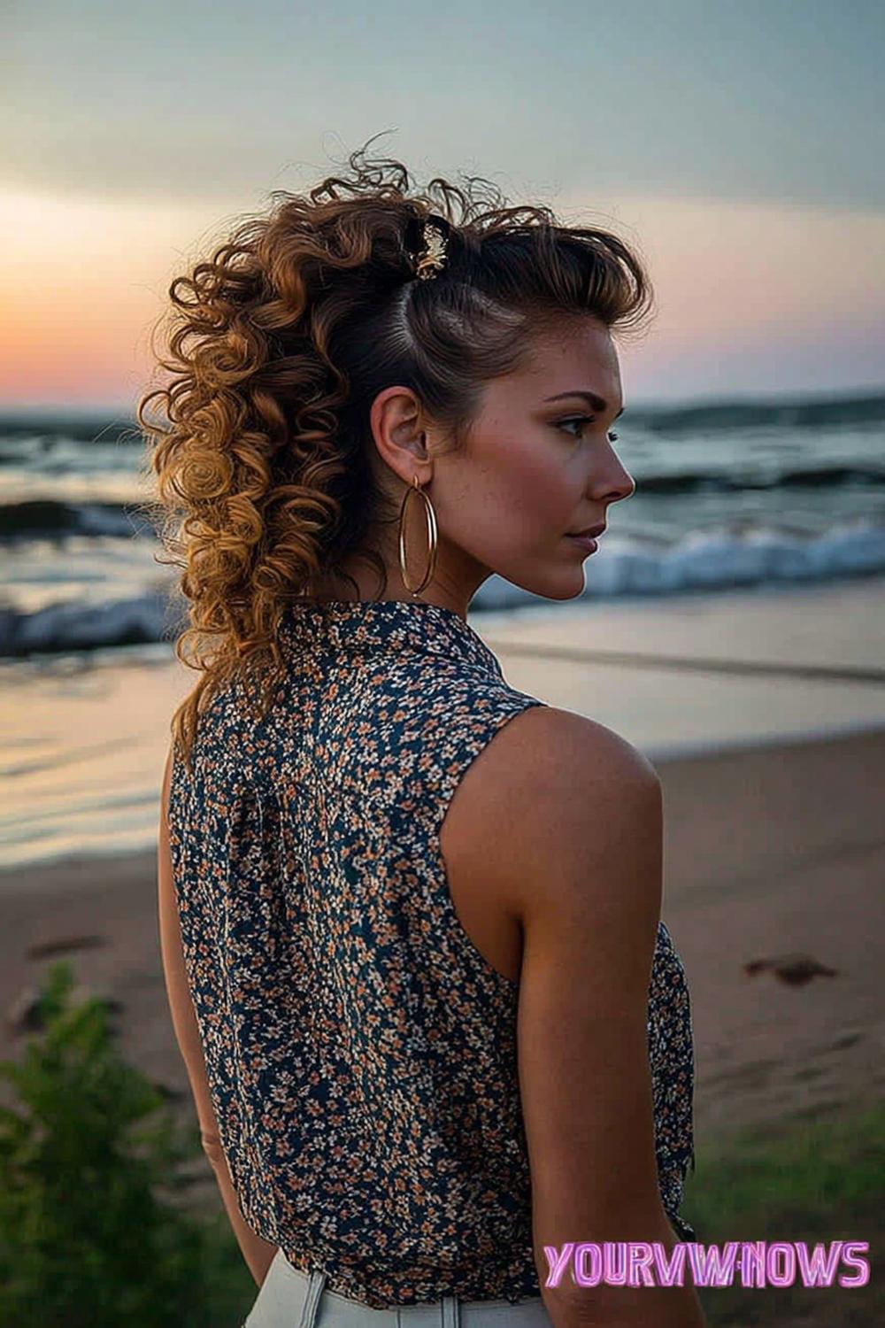 21 Coiffures Cheveux Bouclés Modernes et Inspirantes