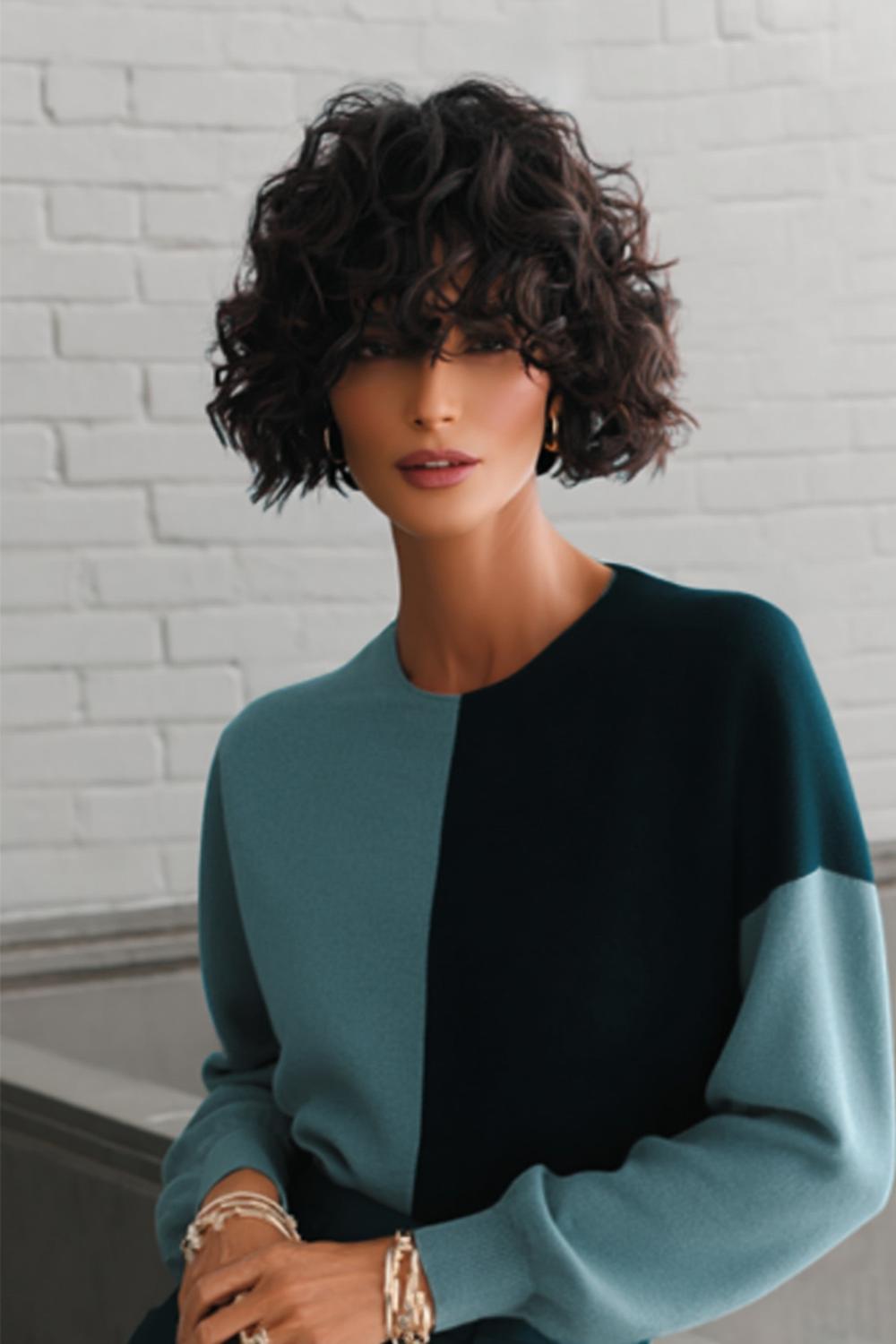 Dégradé Bouclé Structuré