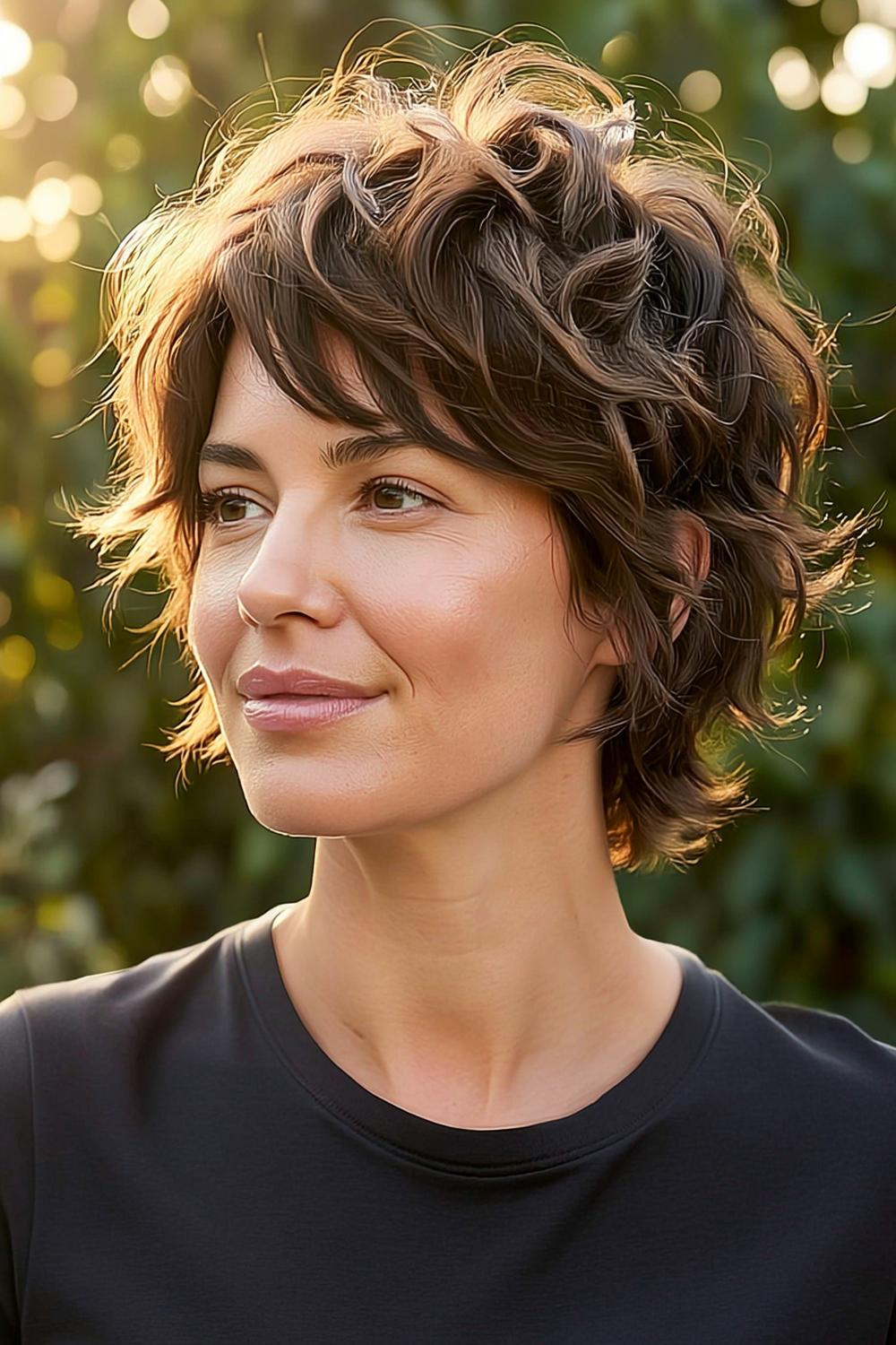 Texture Volumineuse Sophistiquée