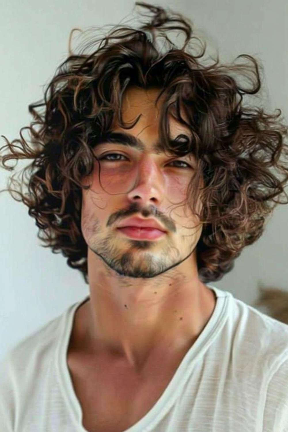 Cheveux Bouclés Homme : 30 Coupes Stylées & Modernes