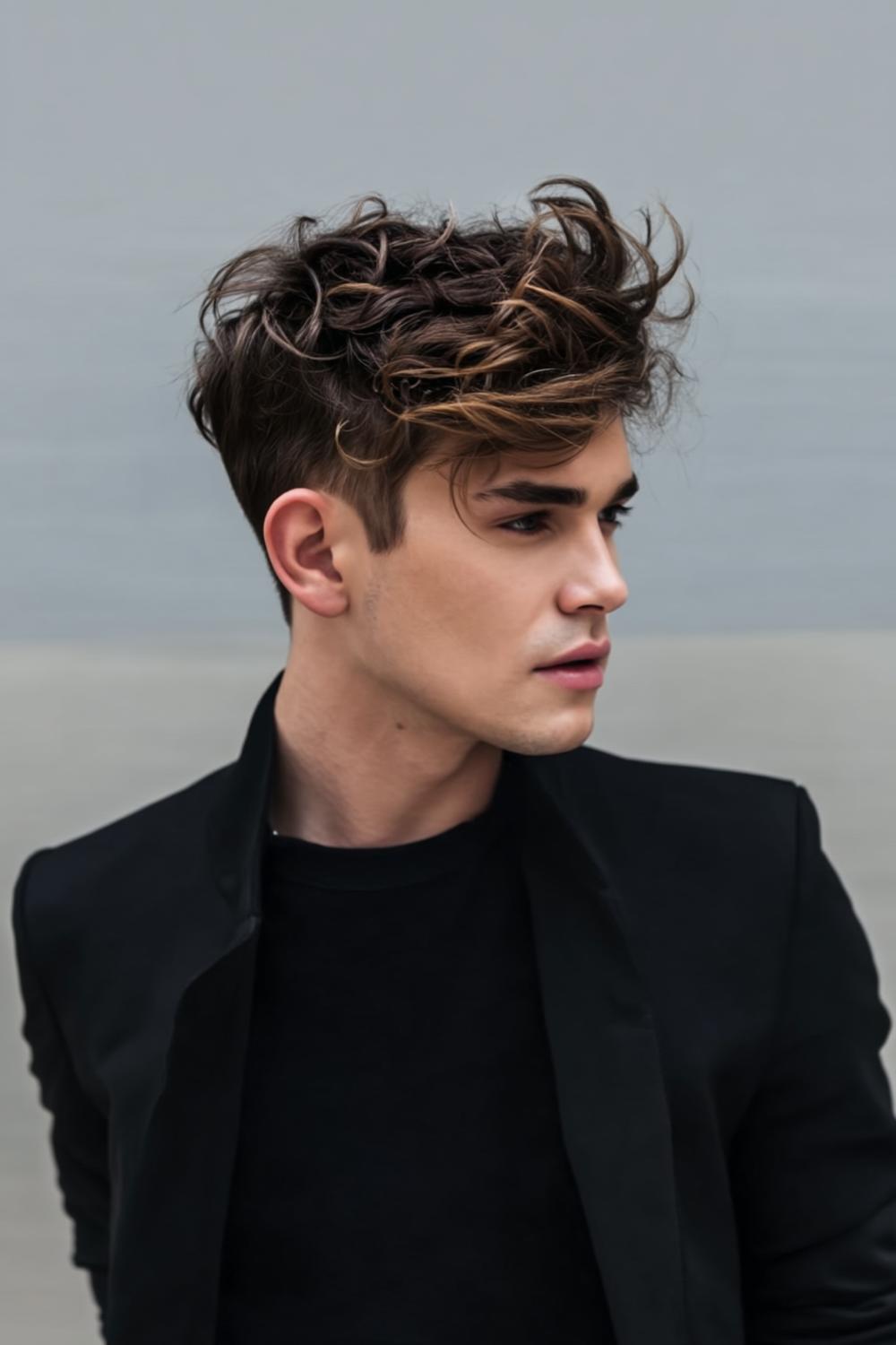 Cheveux Bouclés Homme : 30 Coupes Stylées & Modernes