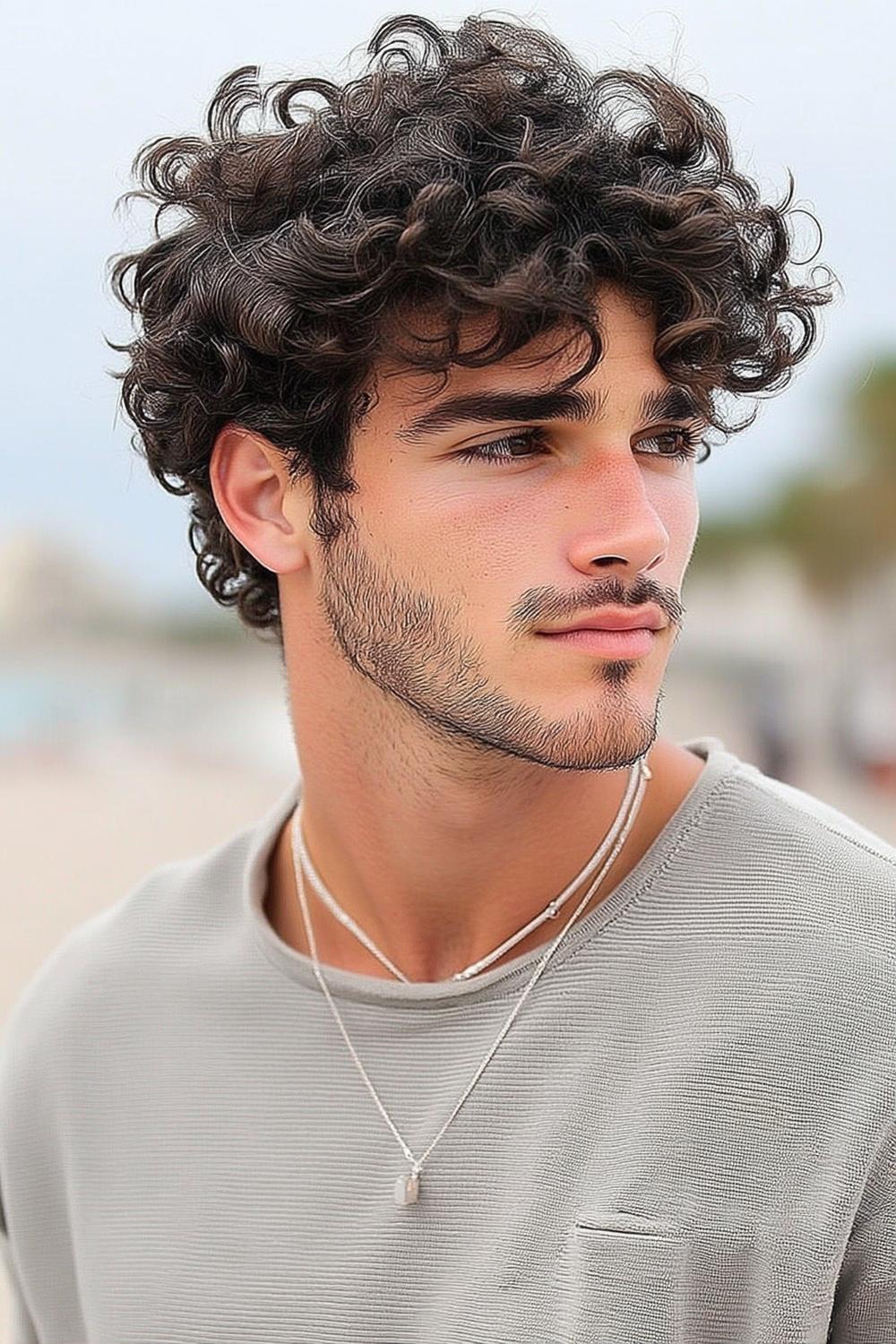 Cheveux Bouclés Homme : 30 Coupes Stylées & Modernes