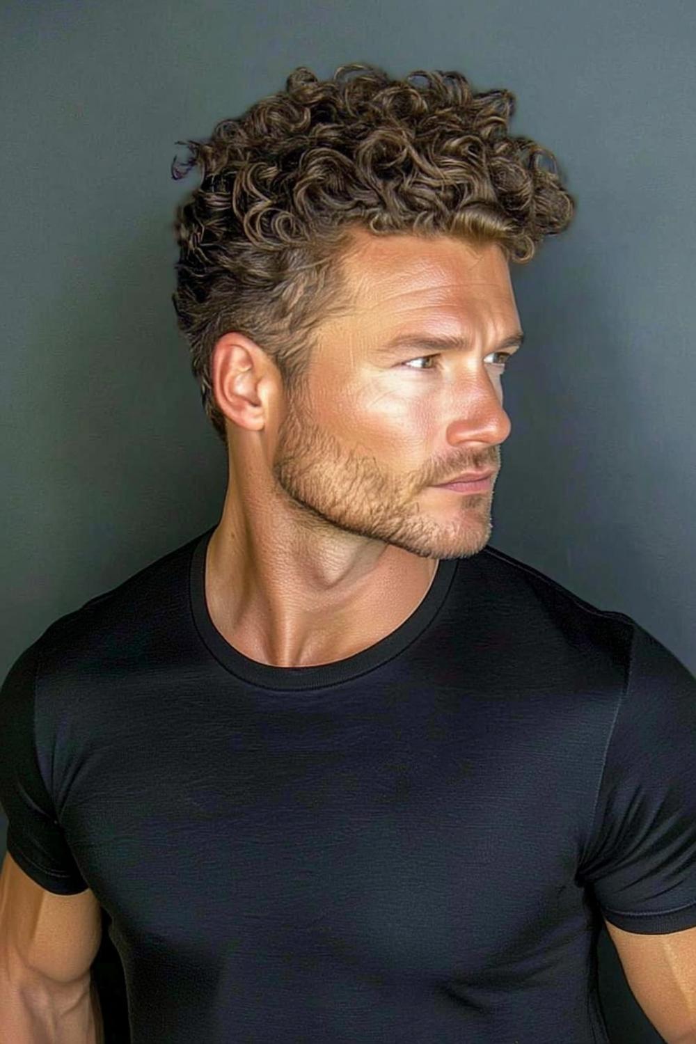 Cheveux Bouclés Homme : 30 Coupes Stylées & Modernes