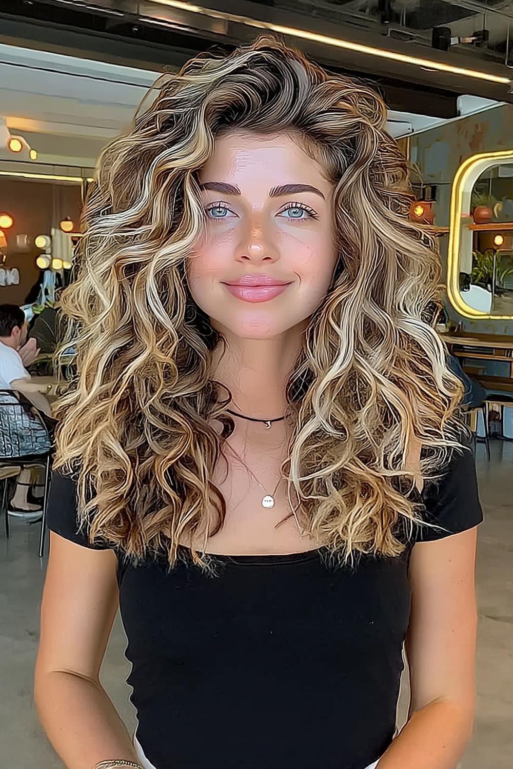 Cheveux Bouclés Longs : 27 Idées Coiffures Tendance