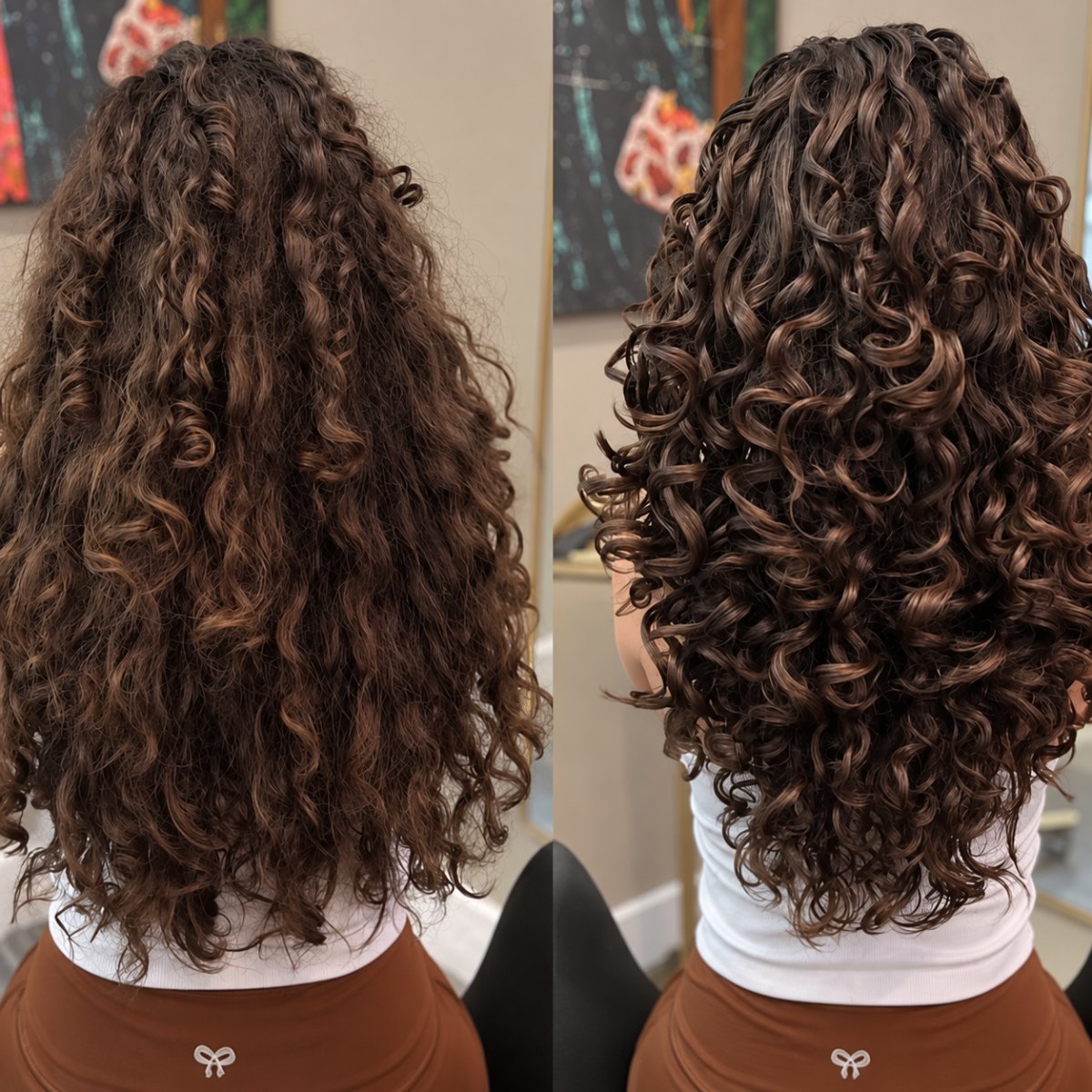 Résultat coupe cheveux bouclés longs