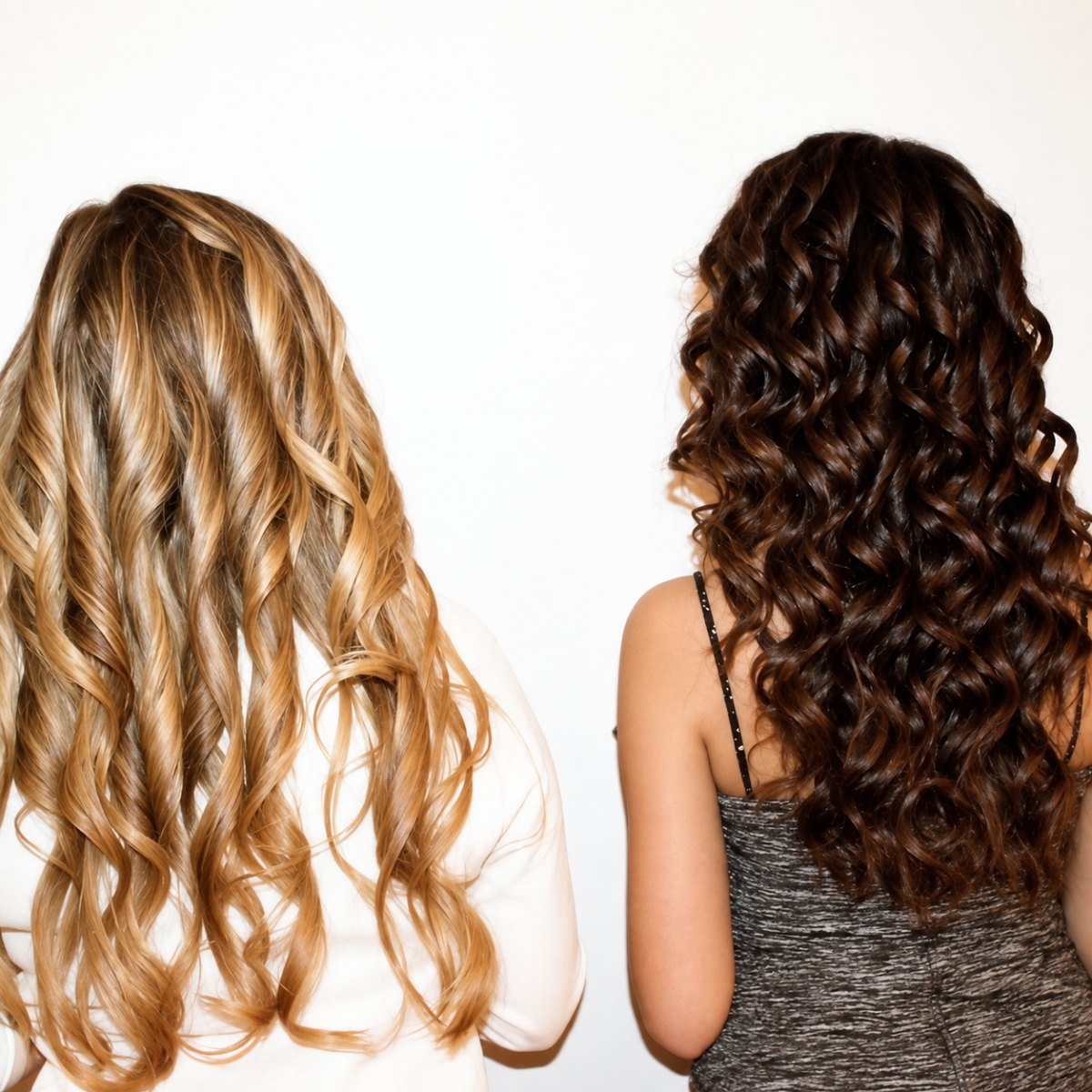 Types de boucles cheveux longs