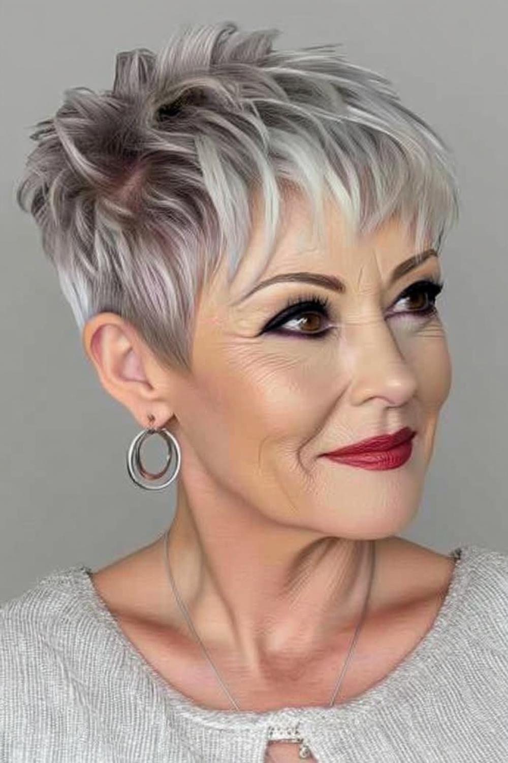 Coupe bouclée libre