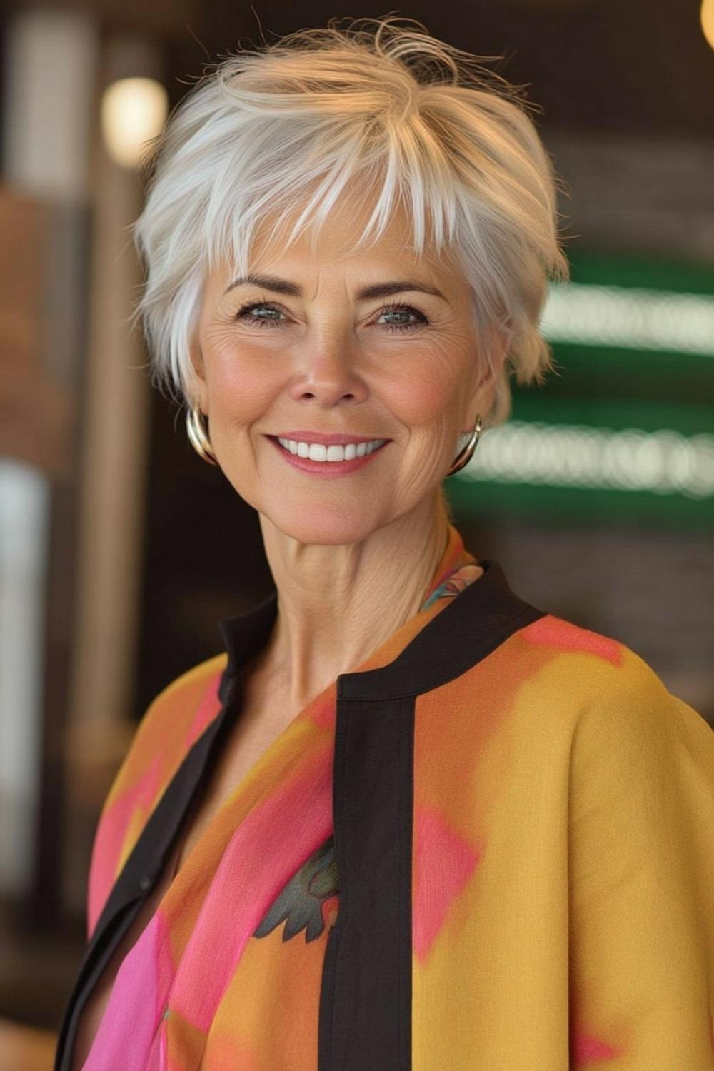 Coupe frisée texturée