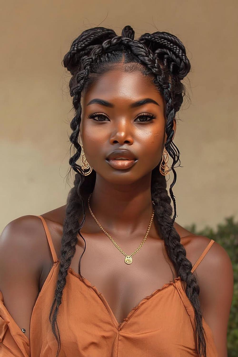 Boucles Caramel Naturelles