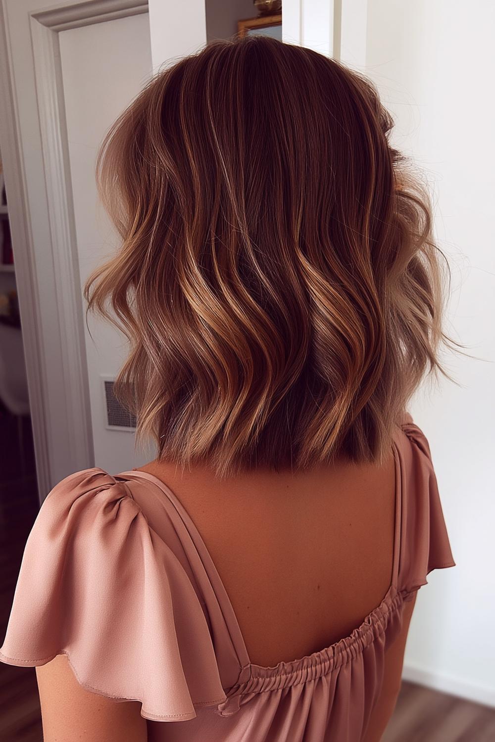 Boucles courtes texturées