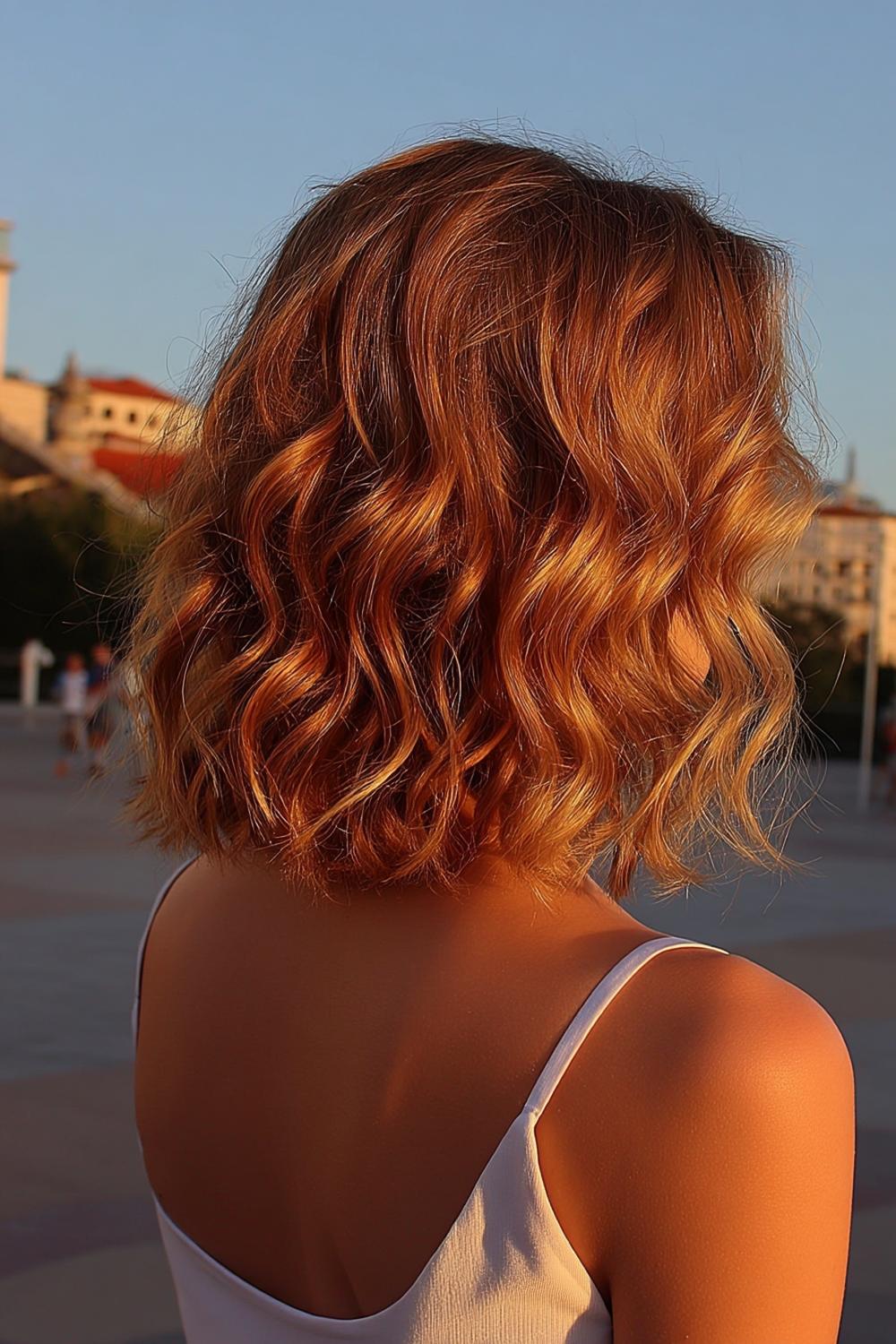 Cuivré ondulé flamboyant