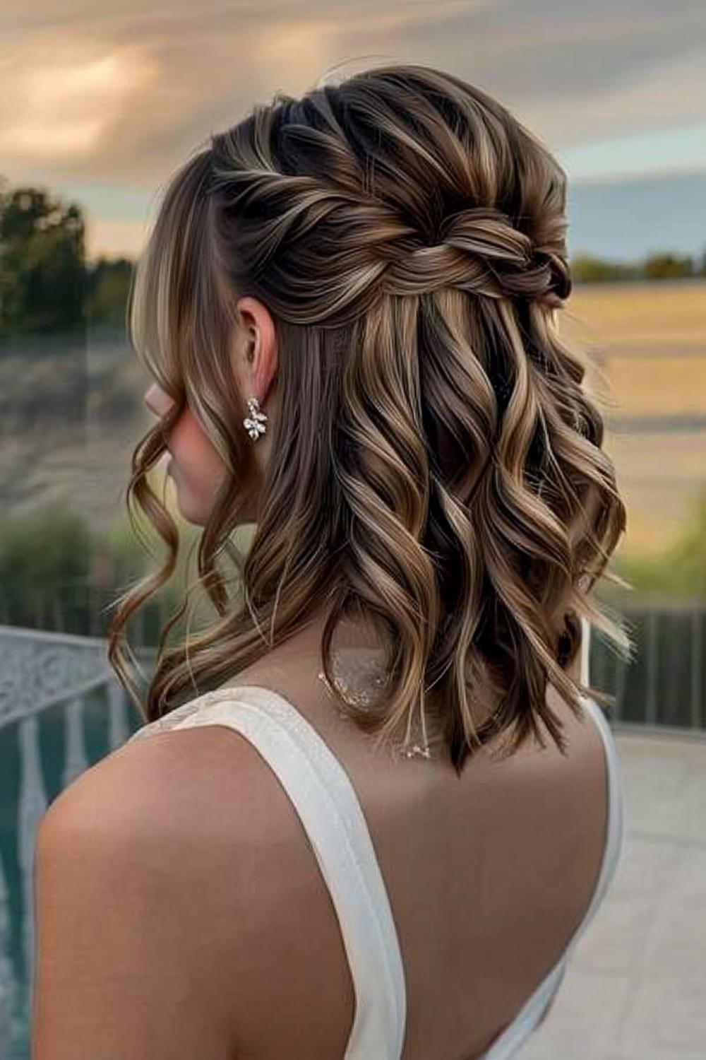 Demi-queue torsadée moderne