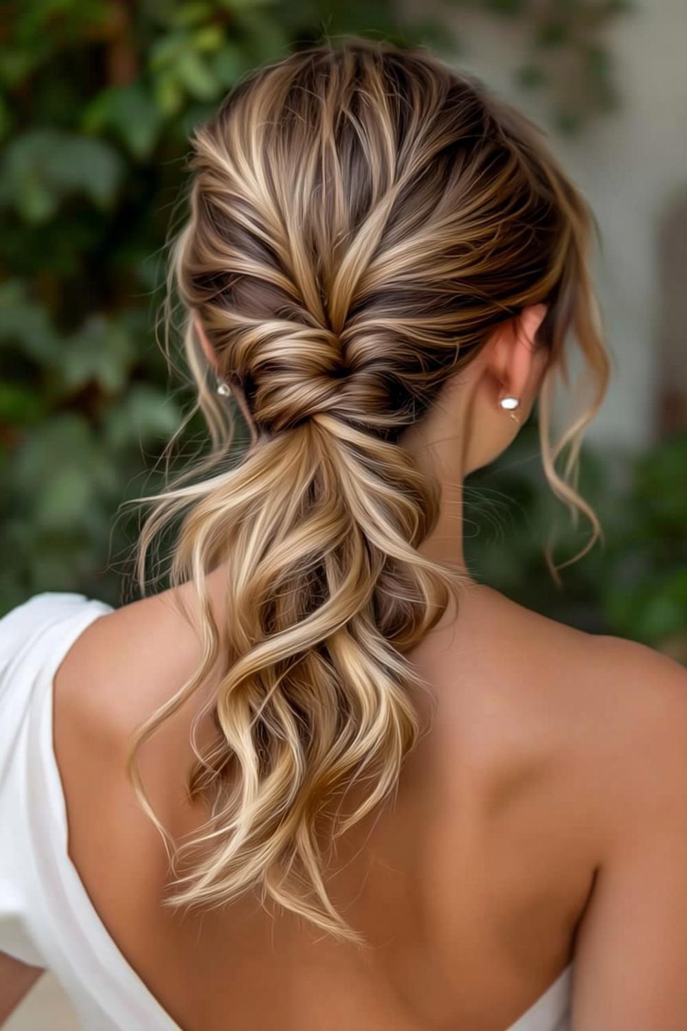 Queue basse torsadée