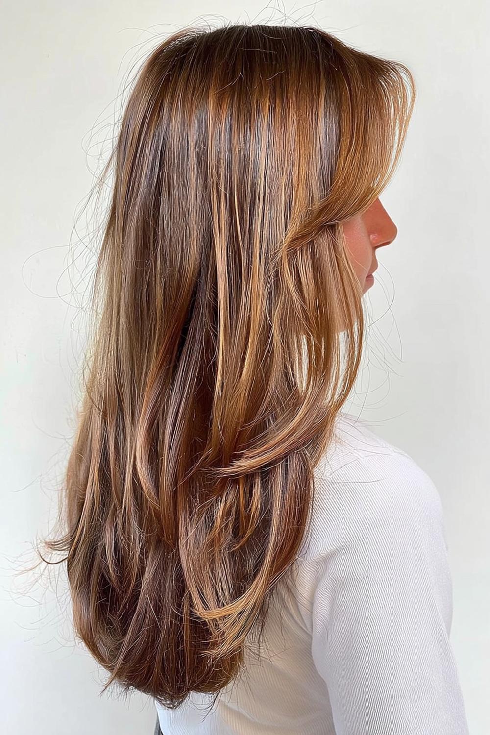 Blond lisse éclatant
