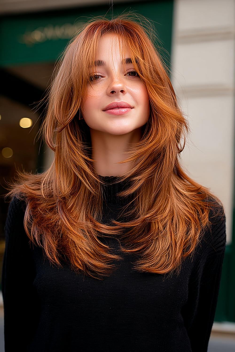 Roux cuivré éclatant