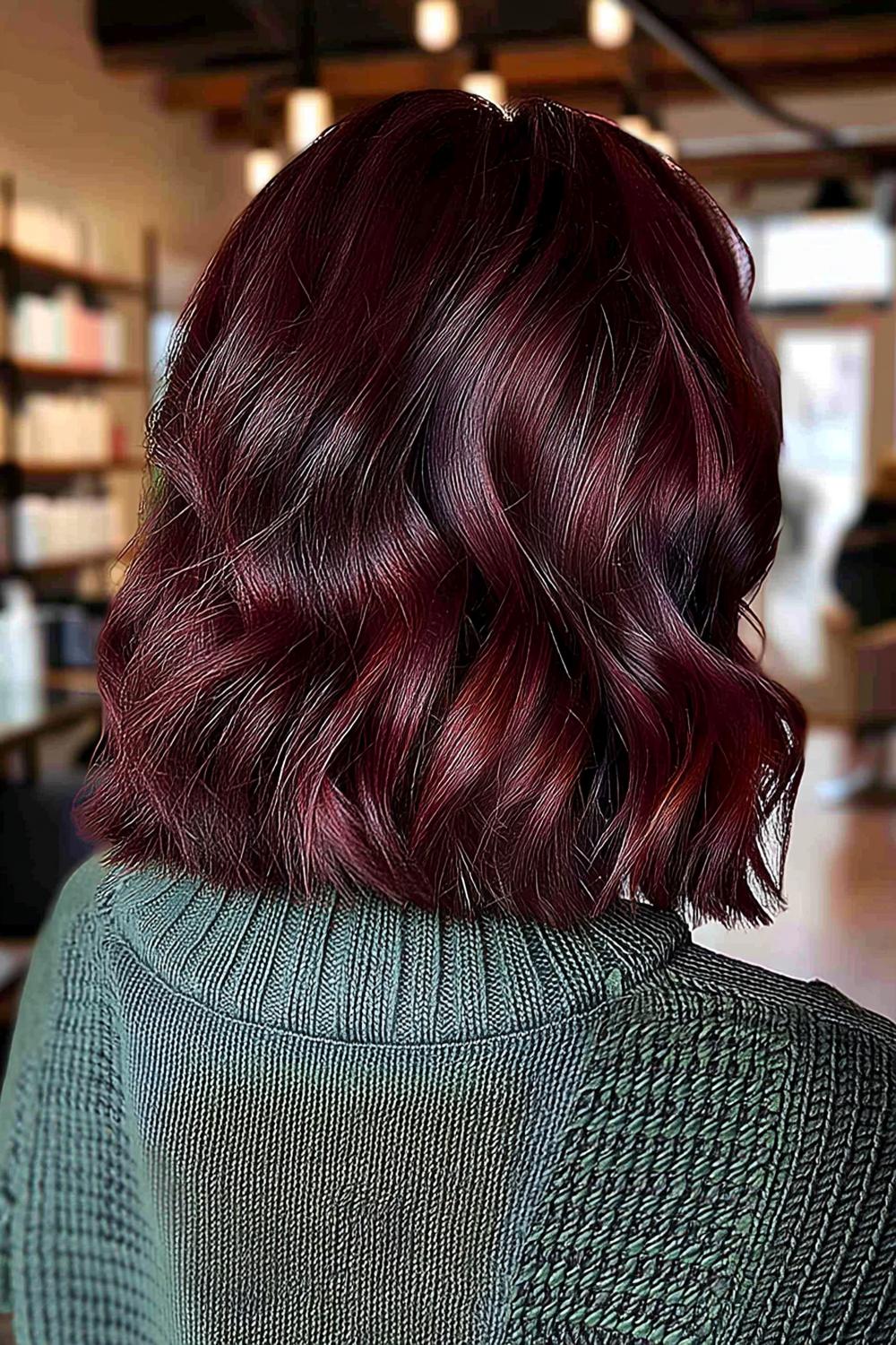 Rouge framboise lumineux long