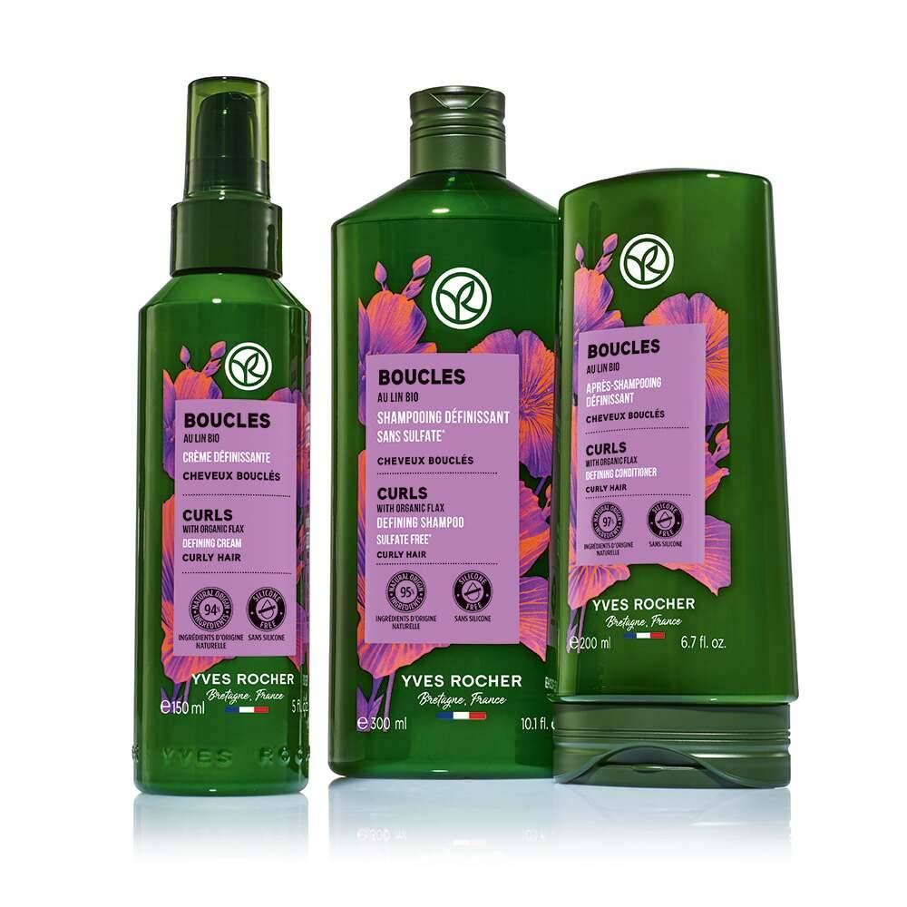 Produits doux cheveux bouclés