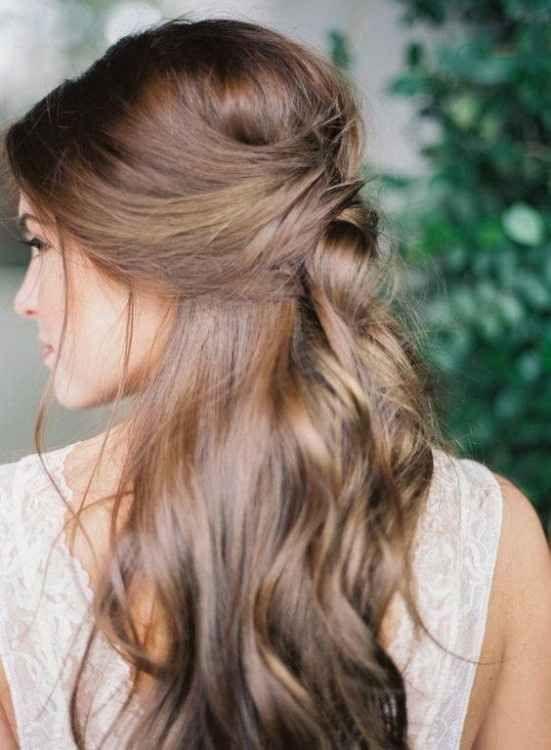 Torsades latérales romantiques cheveux