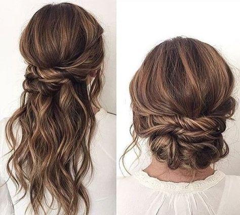 Chignon bas bohème torsadé chic