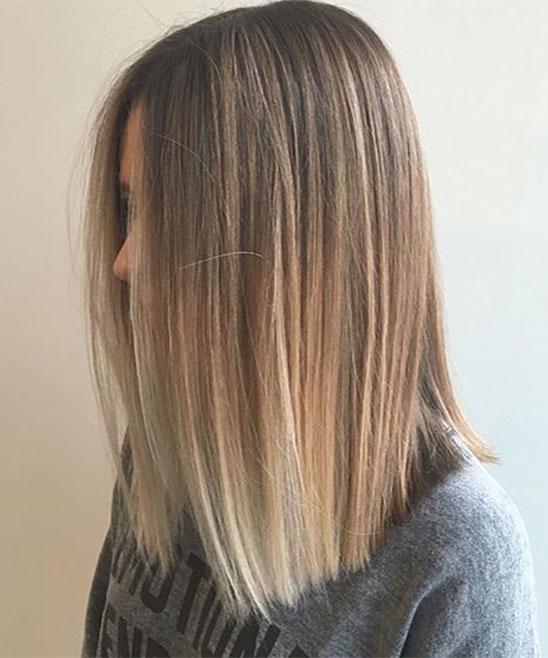 Coupe droite cheveux fins épaules