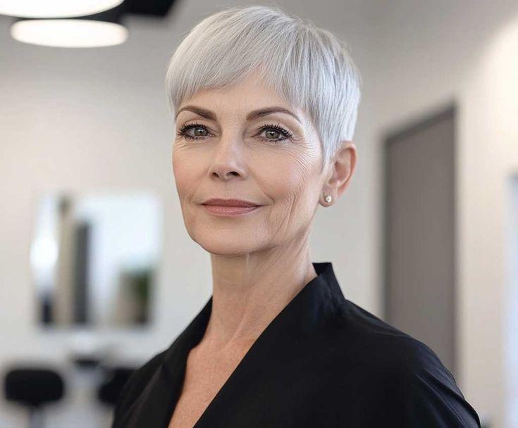 Pixie élégante après 50 ans