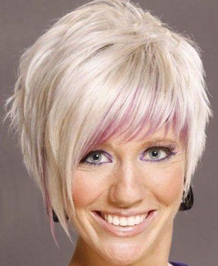 Pixie en couches platine mélange rose