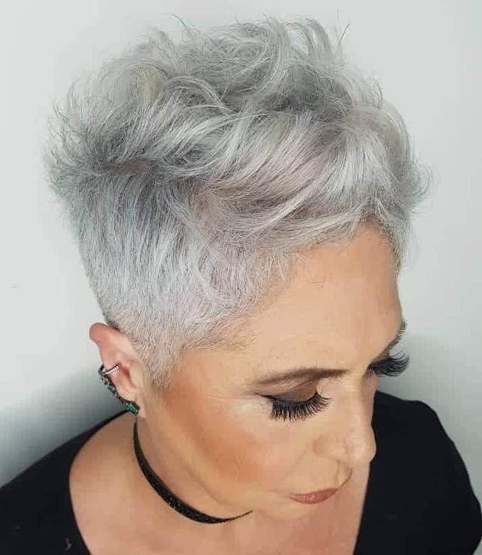 Pixie grise volume dessus