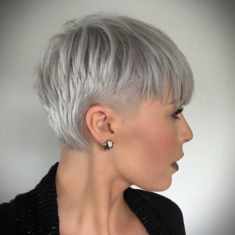 Pixie grise effet argent