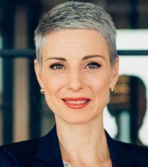 Pixie grise poivre et sel