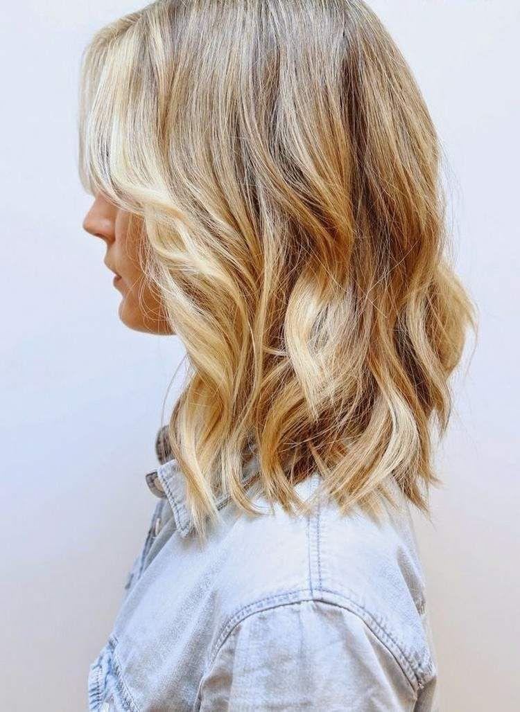 Coupe wavy cheveux fins épaules