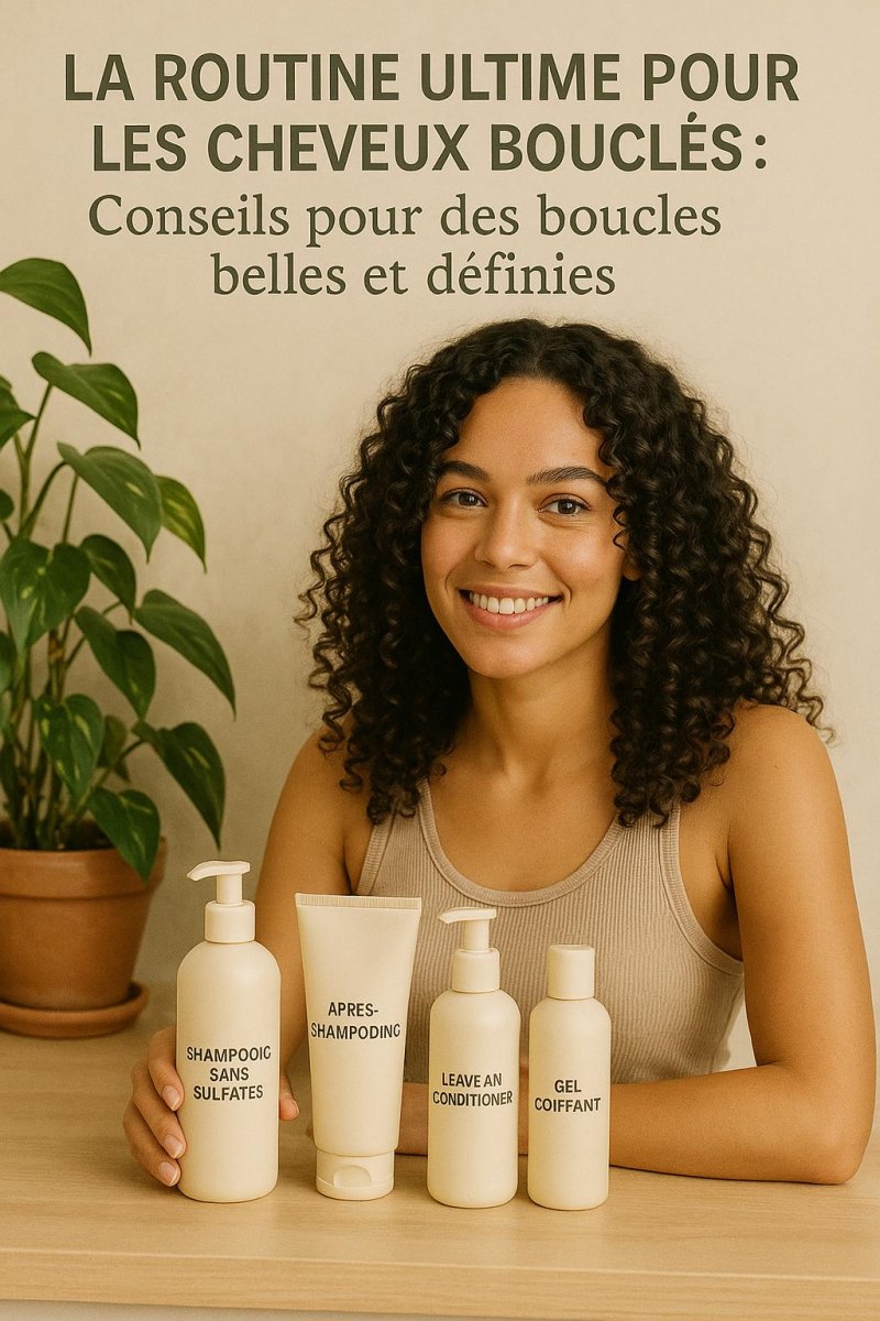Routine débutante cheveux bouclés