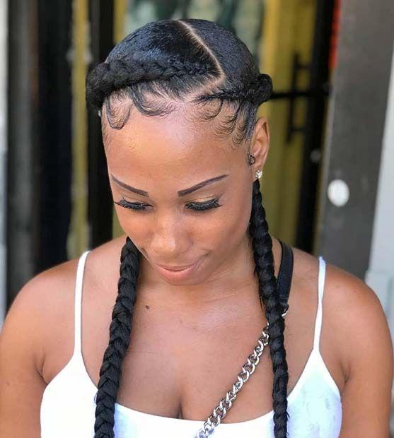 Motifs tressage cheveux courts