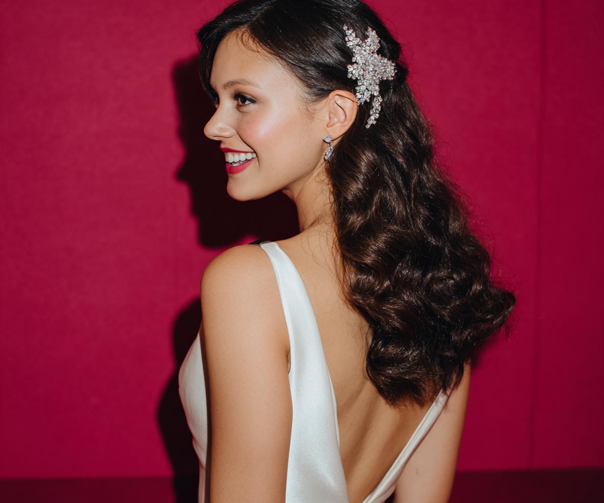 Ondulations Latérales Brun Foncé