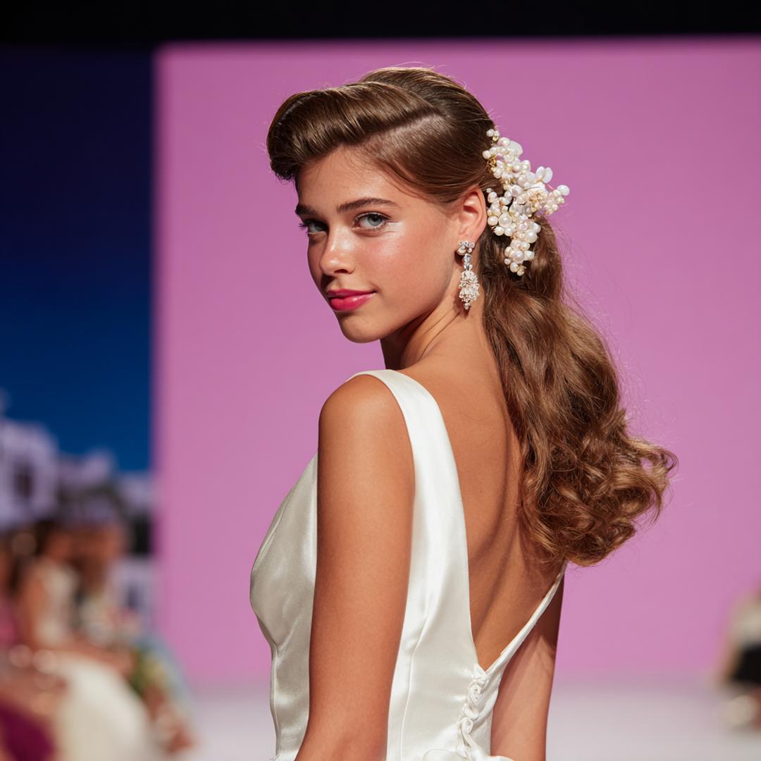 Vagues Longues Châtain Côté