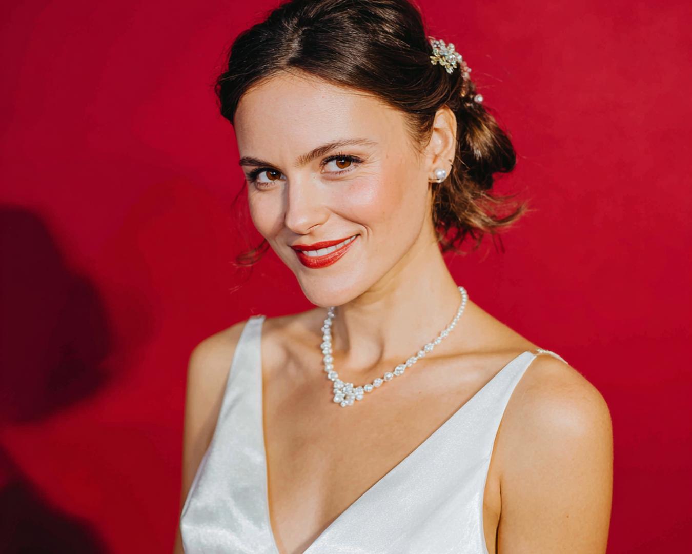 Chignon Bas Brun Flou