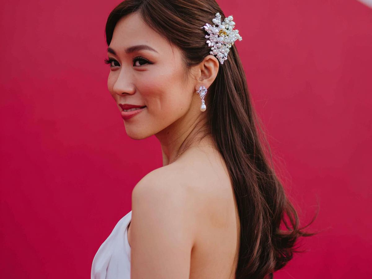 Cheveux Longs Bruns Lisses