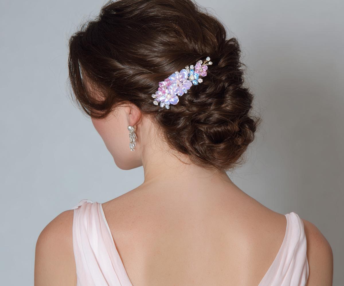 Chignon Torsadé Châtain