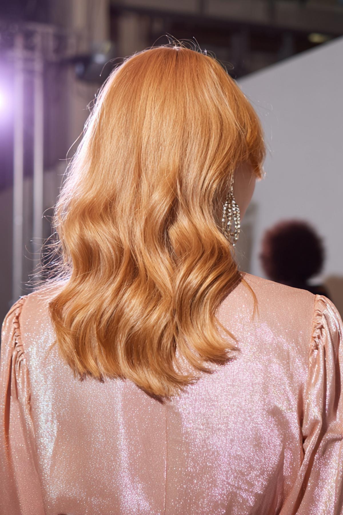 Chignon Bas Brun Volumineux