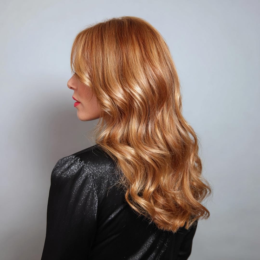 Chignon Bas Blond Lisse