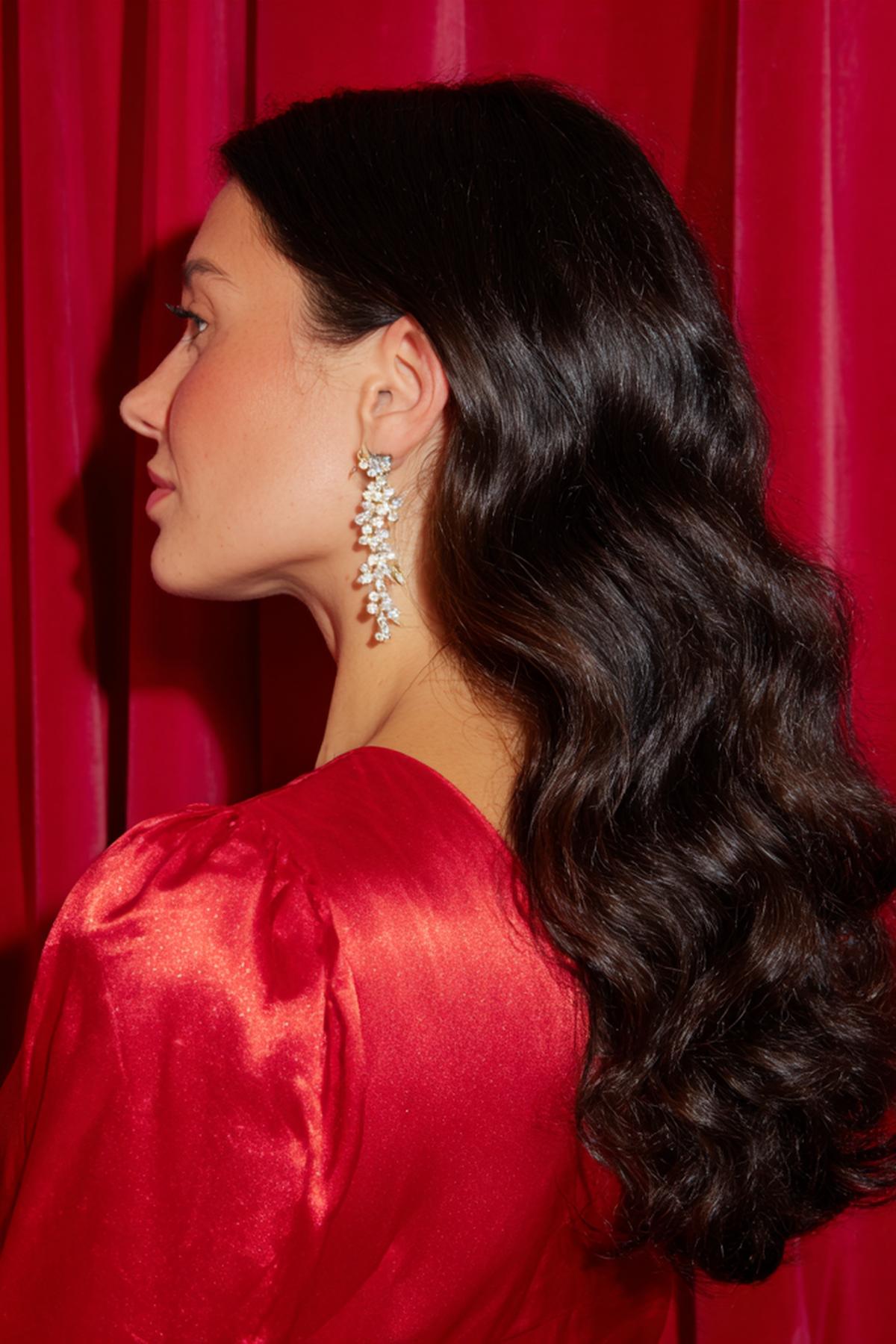 Ondulations Longues Brun Foncé