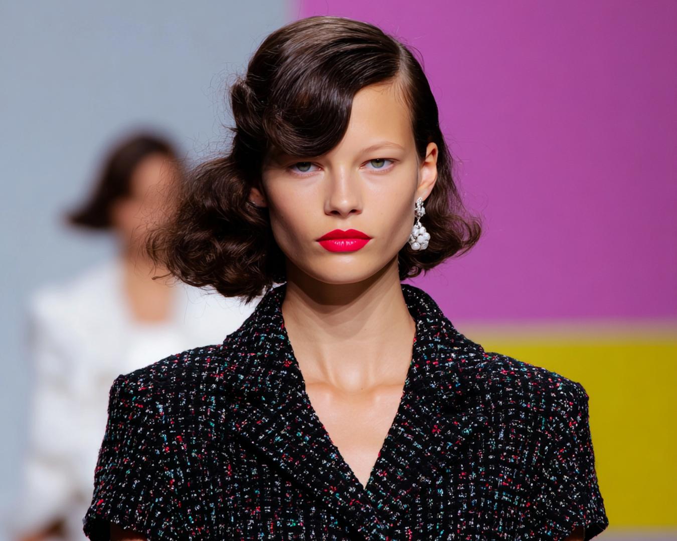 Vague Sculptée Carré Brun