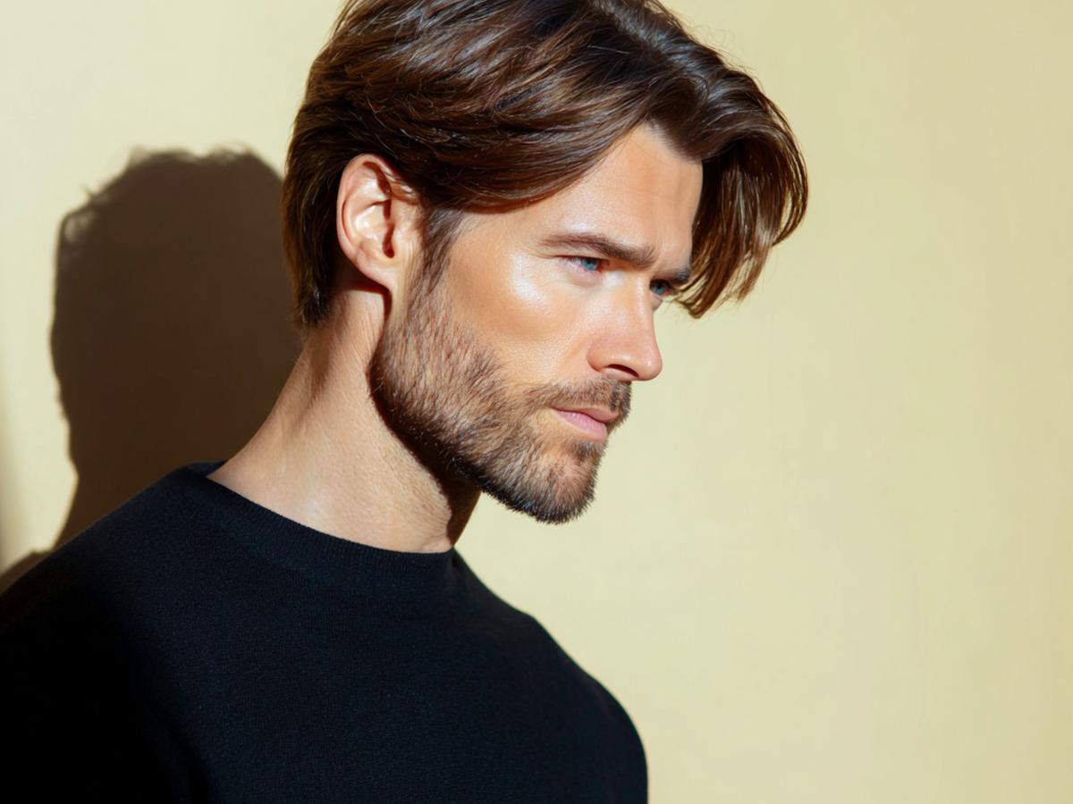 Raie Centrale Brun Mi-long