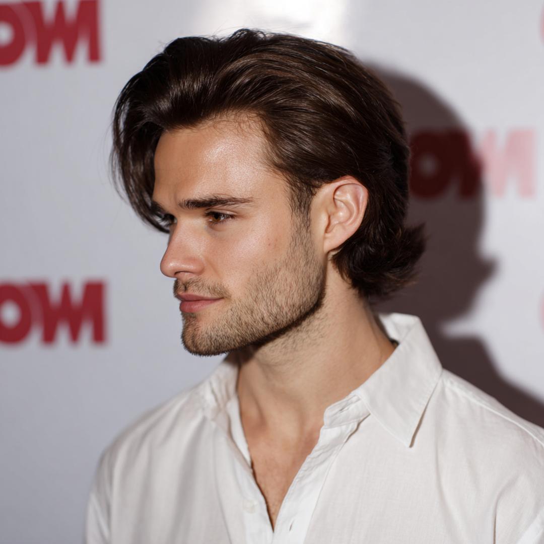 Cheveux Mi Longs Lisses Bruns