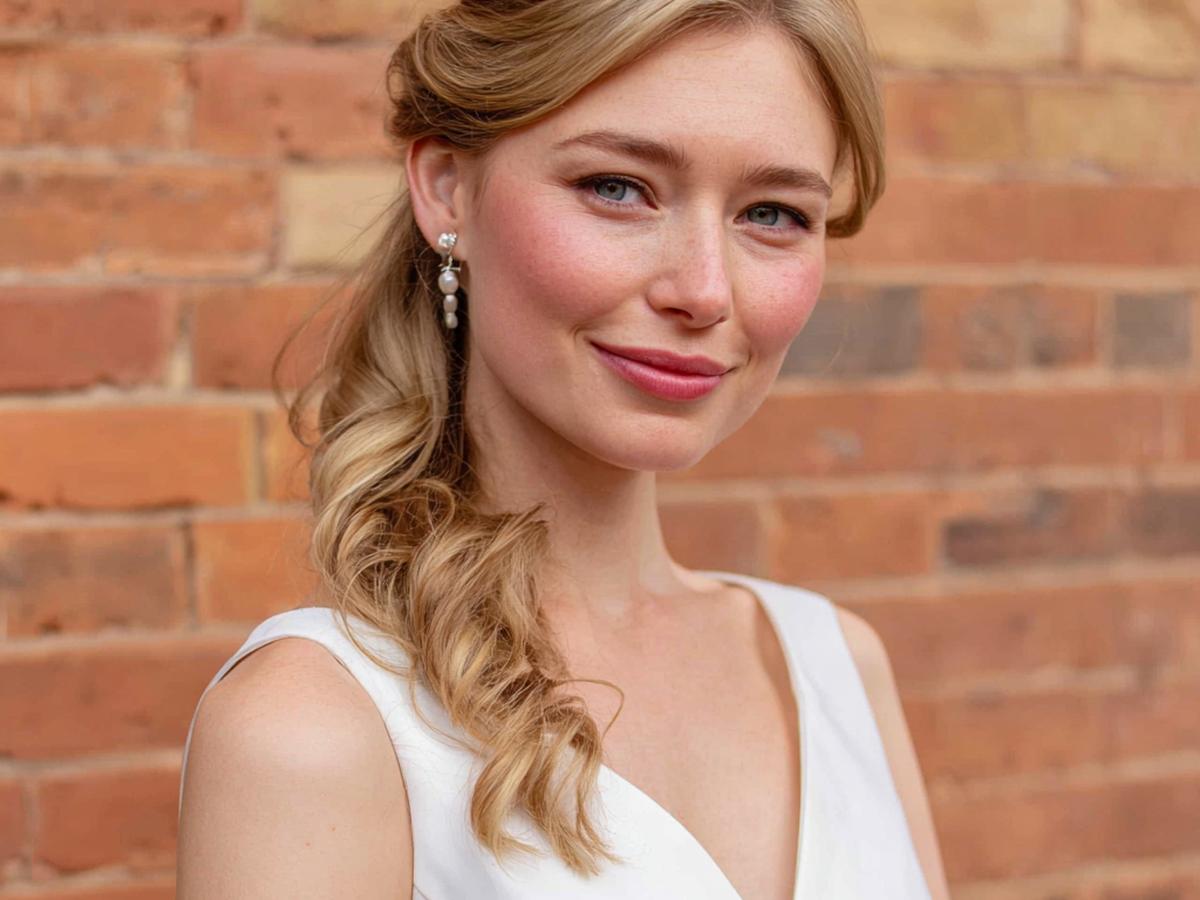 Boucles Sur Le Cote Blond