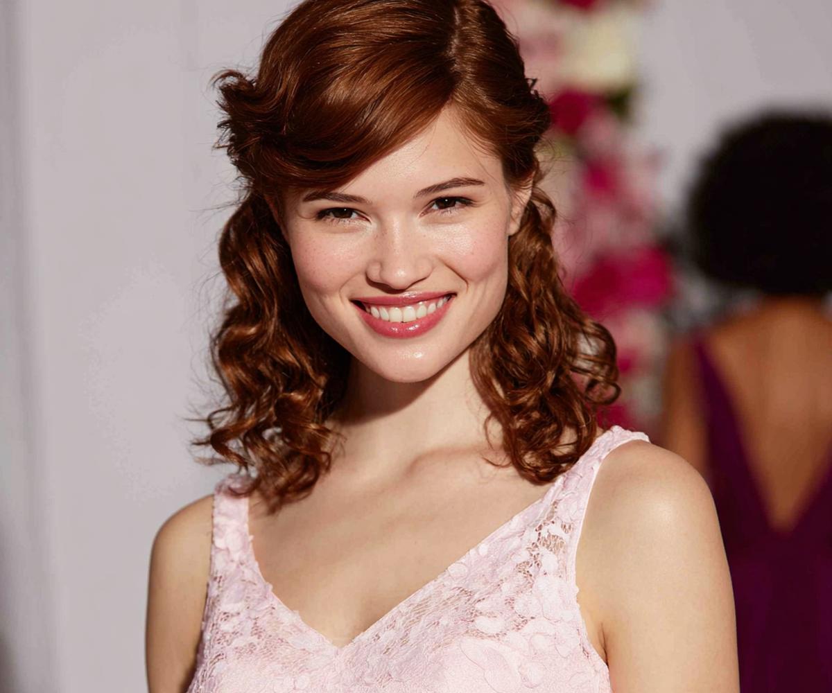 Boucles Auburn Demi Attache