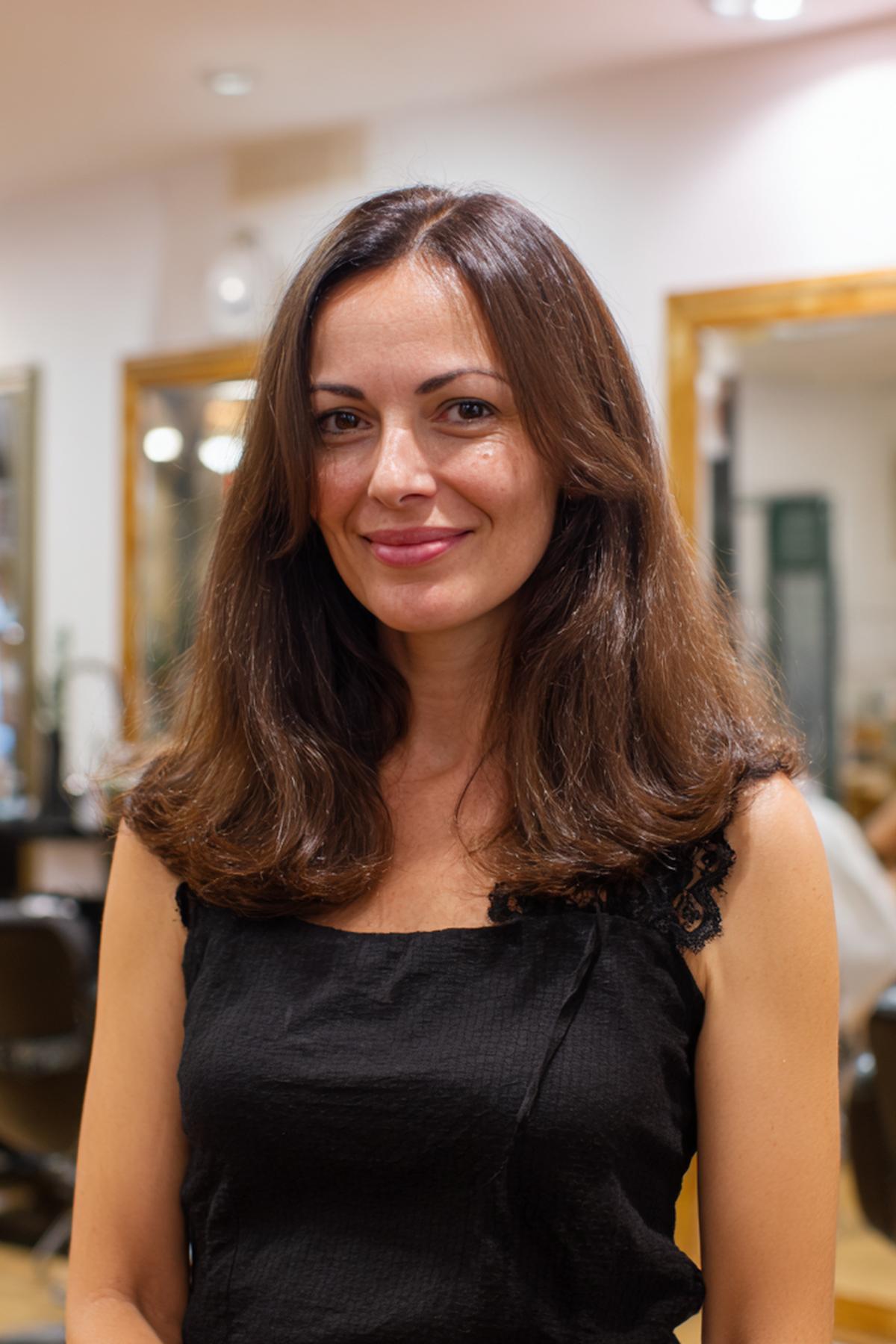 Medium Brown Straight Layers