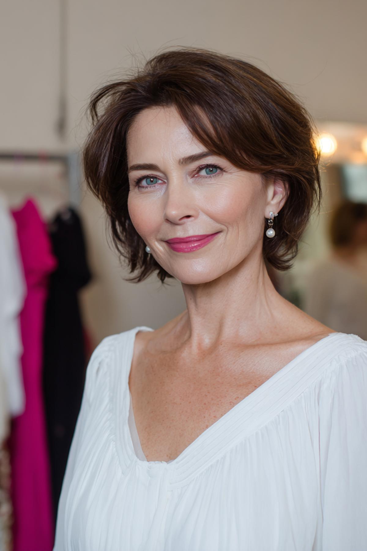 Short Layered Bob With Volume